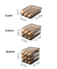 Automatic Rolling Egg Box, Slide Design for Easy Egg Retrieval