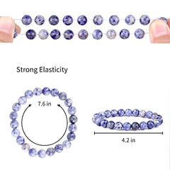 Beaded Bracelets for Men/Women Set Healing Crystal Bead  Bracelets