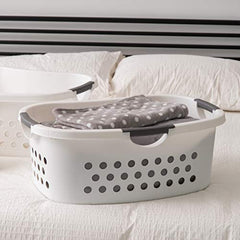 Comfort Carry Laundry Basket, White