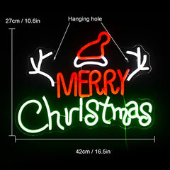 Merry Christmas Neon LED Signs Decoration