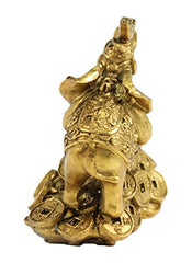 Feng Shui 3" Money Elephant Figurine for Luck & Wealth Home Decoration