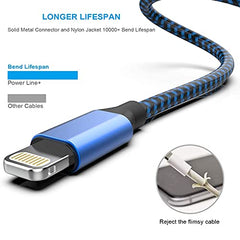 iPhone Charger Apple MFi Certified 6Pack 3/3/6/6/6/10 FT Fast Charging Compatible iPhone 13 12 11 Pro Max XS X