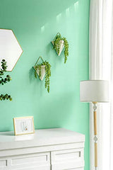 2 Pack  Hanging Vase w/ Artificial Succulent Plants