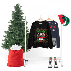 I Can Get You ON The Naught List Santa Ugly Christmas Unisex Heavy Blendâ„?Crewneck Sweater Sweatshirt