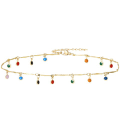 Bohemian Beaded Choker Necklace for Women