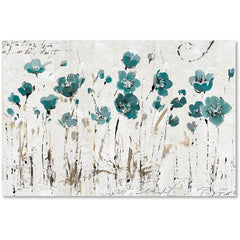 Art "Abstract Balance VI Blue" Canvas Home Decoration