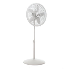 18" Adjustable Cyclone Pedestal Fan w/ 3 Speeds, Gray