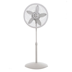 18" Adjustable Cyclone Pedestal Fan w/ 3 Speeds, Gray
