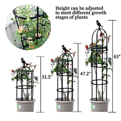 Garden Trellis for Climbing Plants, Cages & Supports,Tower