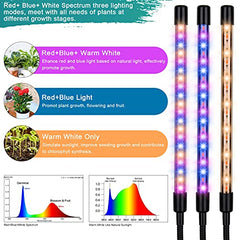 LED Grow Lights for Indoor Plants Full Spectrum Plant Light, 15-60 inches Adjustable Tripod Stand