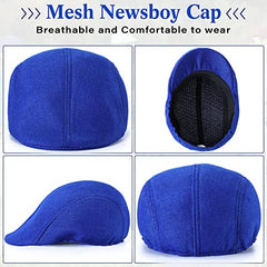 11 Pieces Men's Flat Cap Ivy Irish Hats