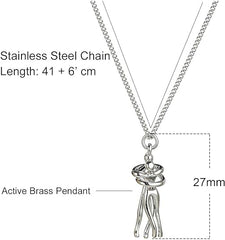 Valentine's Day Necklace for Women Affectionate Hug Necklace