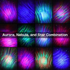 Aurora Light Star Projector with Bluetooth Music Speaker, Timer, Remote Control