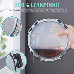 24-Piece Glass Food Storage Containers Set w/ Lids - Airtight Leak Proof Glass