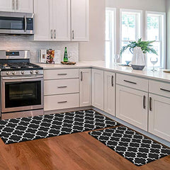 2 PCS Kitchen Cushioned Anti-Fatigue Floor Mat, Heavy Duty PVC Ergonomic