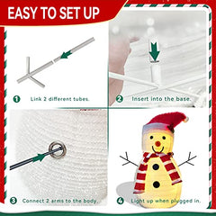 Lighted Snowman Christmas Decorations