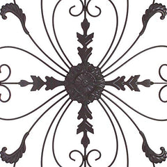Home Collection Metal Wall Decoration, Victorian Style