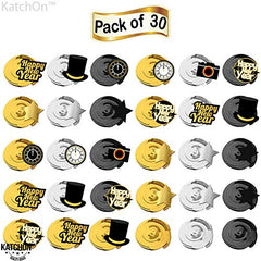 Happy New Year Hanging Swirls Decorations â€?Pack of 30