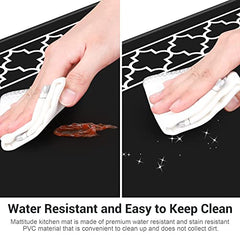 2 PCS Cushioned Anti-Fatigue Kitchen Rug