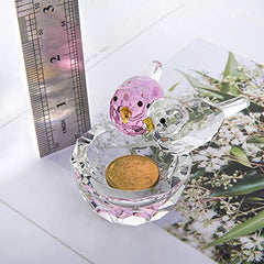 Crystal Bird Figurine Collectible Art Glass Animal Figurines Table Home Decor