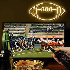 Football Neon Sign - Neon Light for Wall Decor