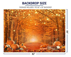 Fall Photography Backdrop Thanksgiving Party Supplies Autumn Pumpkin Friendsgiving Background
