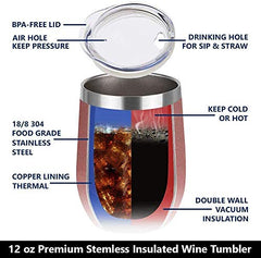 Gifts For Mom on Birthday/Mothers Day - 12 oz Wine Tumbler