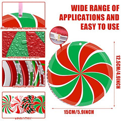 30 Pcs Plastic Double Sided Christmas Decorations