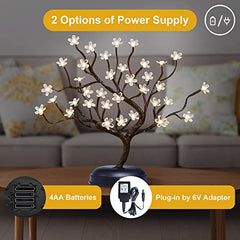 16Inch 36LED Cherry Blossom Bonsai Light