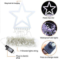 LED Star Christmas Tree Lights, Decoration