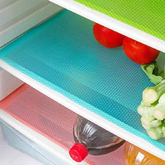 9 Pack Refrigerator Mats,Washable -Red/3Green/3Blue