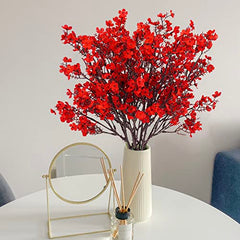 6 Pcs Baby's Breath Artificial Flowers  Christmas Decoration