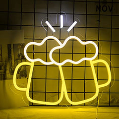 Beer Cheers Neon Sign Wall Decoration