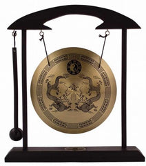 Zen Art Brass Feng Shui Desktop Gong by Asian Home