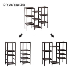 Bamboo Customizable Plant Stand Flower Pots Holder