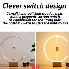 Modern LED Desk Lamp Smart Magnetic Suspension Balance Light