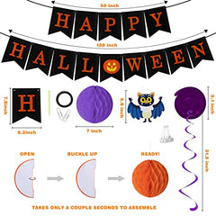Halloween Party Hanging Decorations Set