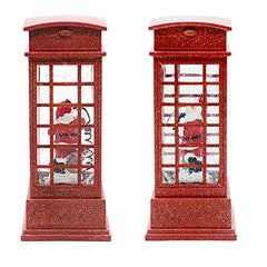 Glitter Snow Globe w/ Timer- Battery Operated