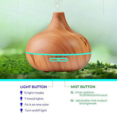 Ultimate Aromatherapy Diffuser & 10Essential Oil Set