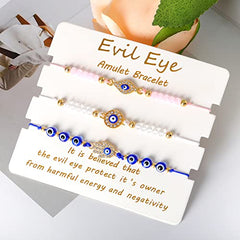 Evil Eye Bracelets Best Friend Bracelets Matching Couple Bracelet for Relationship
