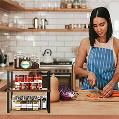 Kitchen Organizer Set of 2 Stackable
