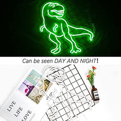 Dinosaur Wall Art LED Neon Signs 16''x 11'' for Wall Decoration