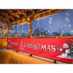 Merry Christmas Banner Sign 9.8 x 1.6