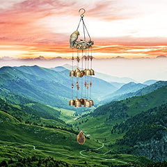 Bird Nest Wind Chimes w/ 12 Wind Bells