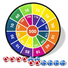 Dart Board for Kids w/ 12 Balls