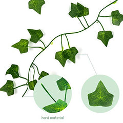 Artificial Plants Greeny Chain Wall Hanging Leaves for Home Room Garden Wedding Garland Outside Decoration