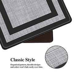 Kitchen Mat 2 PCS Cushioned Anti-Fatigue Kitchen Rugs Non-Skid Waterproof