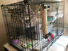 Post Cage Mounted Cat Scratcher- Space-Saving