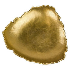 12â€?Decorative Antique Golden Allure Centerpiece Bowl