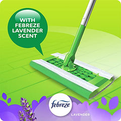 Sweeper Wet Mopping Cloth Multi Surface Refills, Febreze Lavender Scent, 36 count